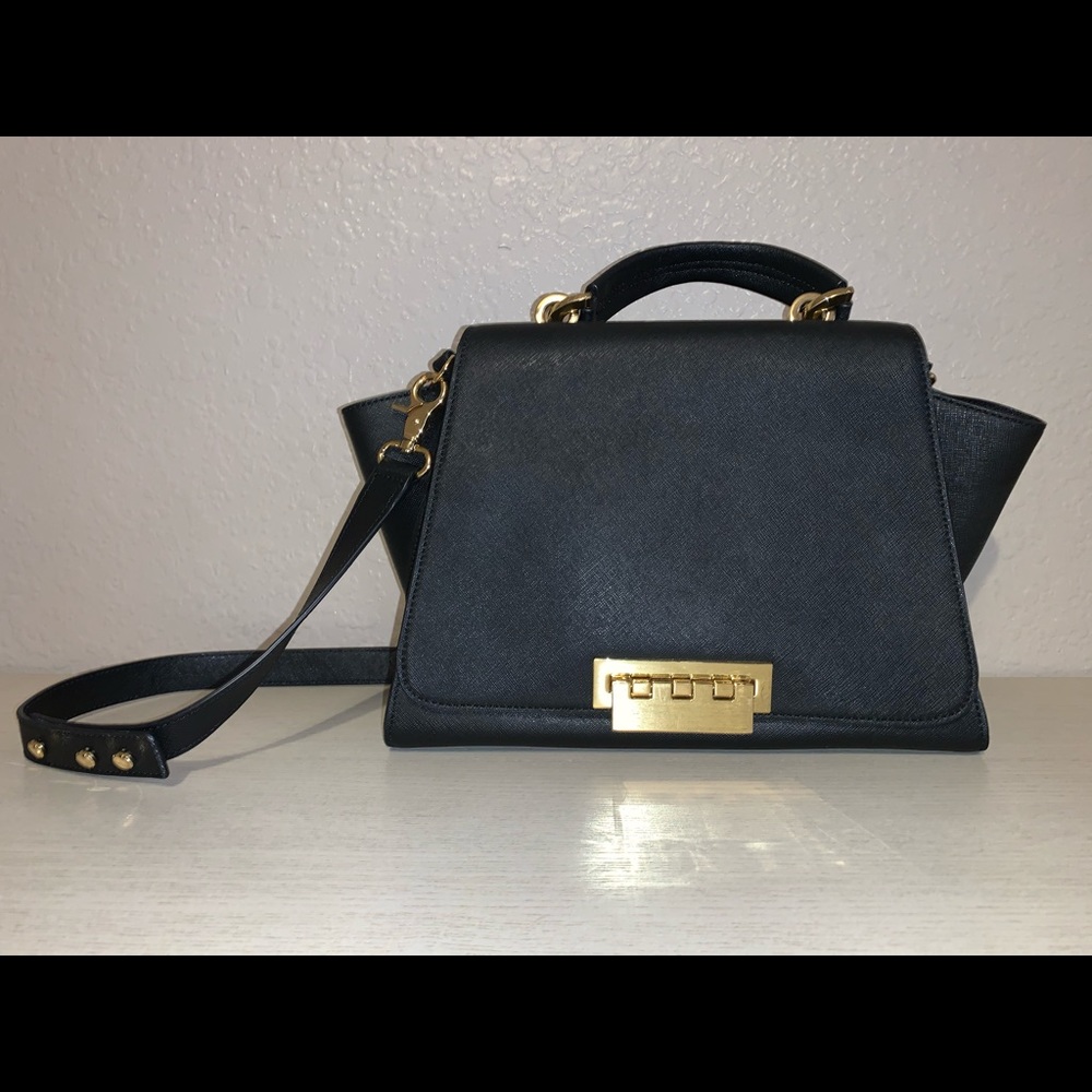 Zac Posen Black and gold handbag